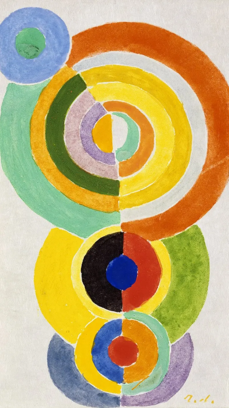 Robert Delaunay - Ritmo I. poster da ARTOTHEK
