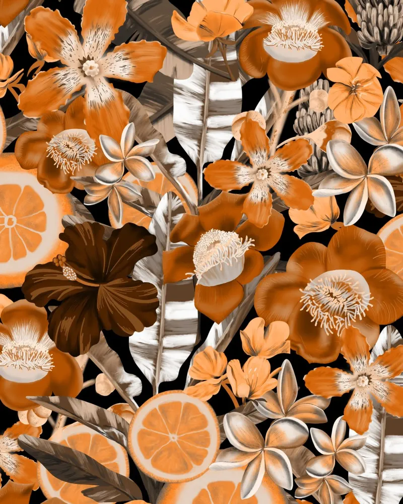 Flowers and Fruits pellicola backlit da anisillustration