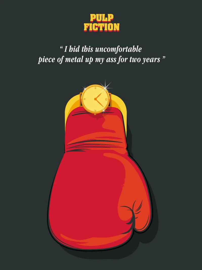 Butch pulp fiction Poster von 2toastdesign