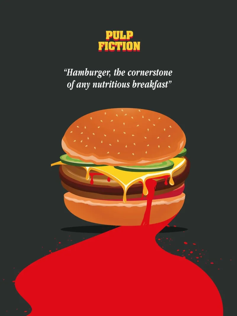 Jules burger poster da 2toastdesign