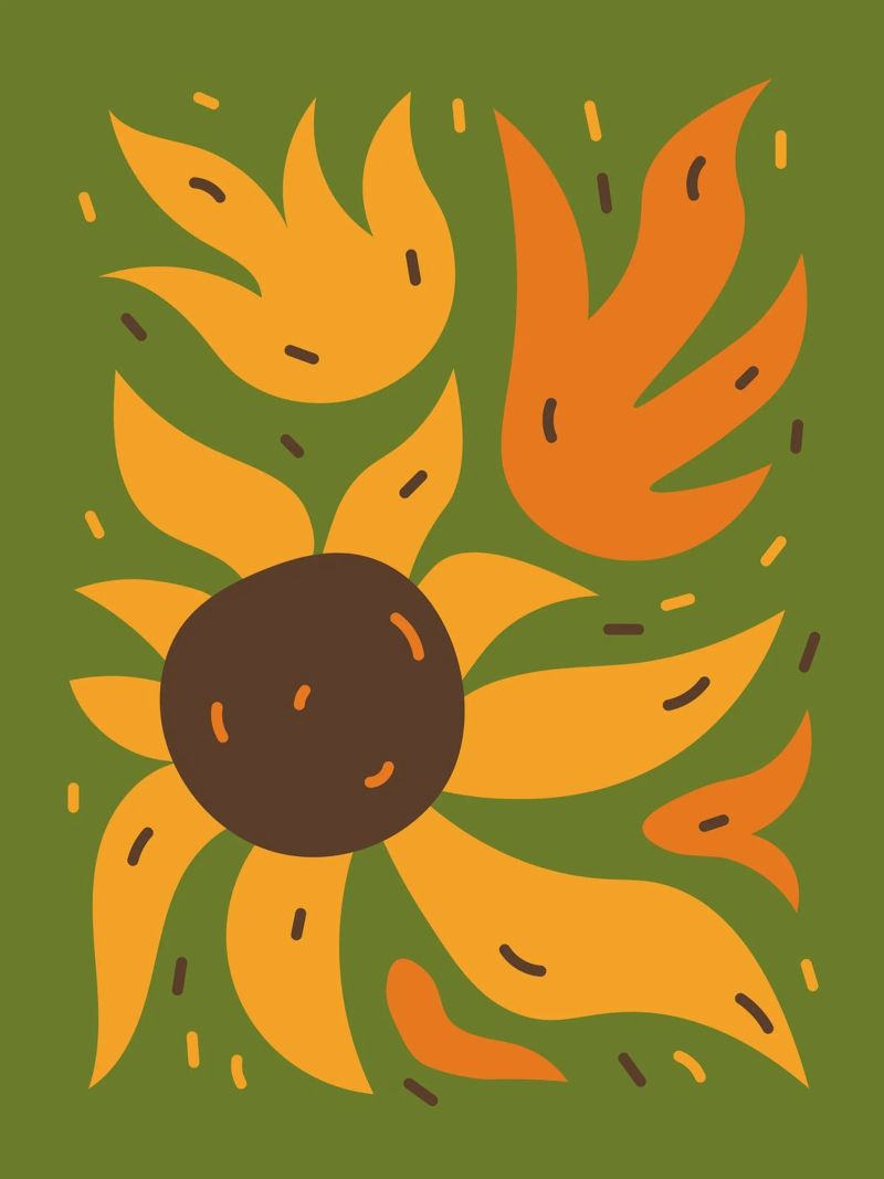 Sunflower poster by LisaArtes