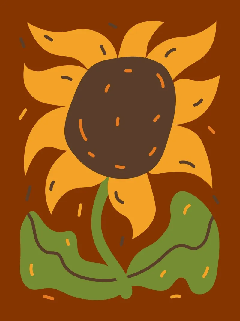 Beautiful sunflower carta hahnemühle da LisaArtes