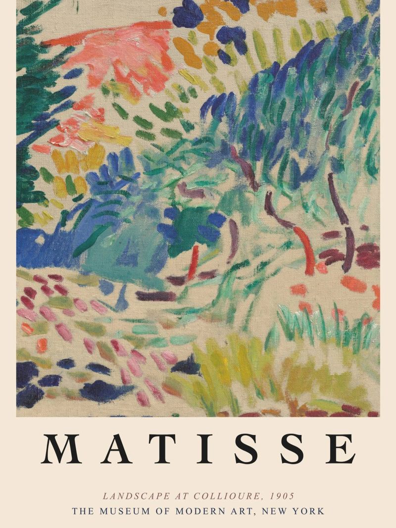 Natur in Bewegung – Fauvistischer Stil Poster von Whole©