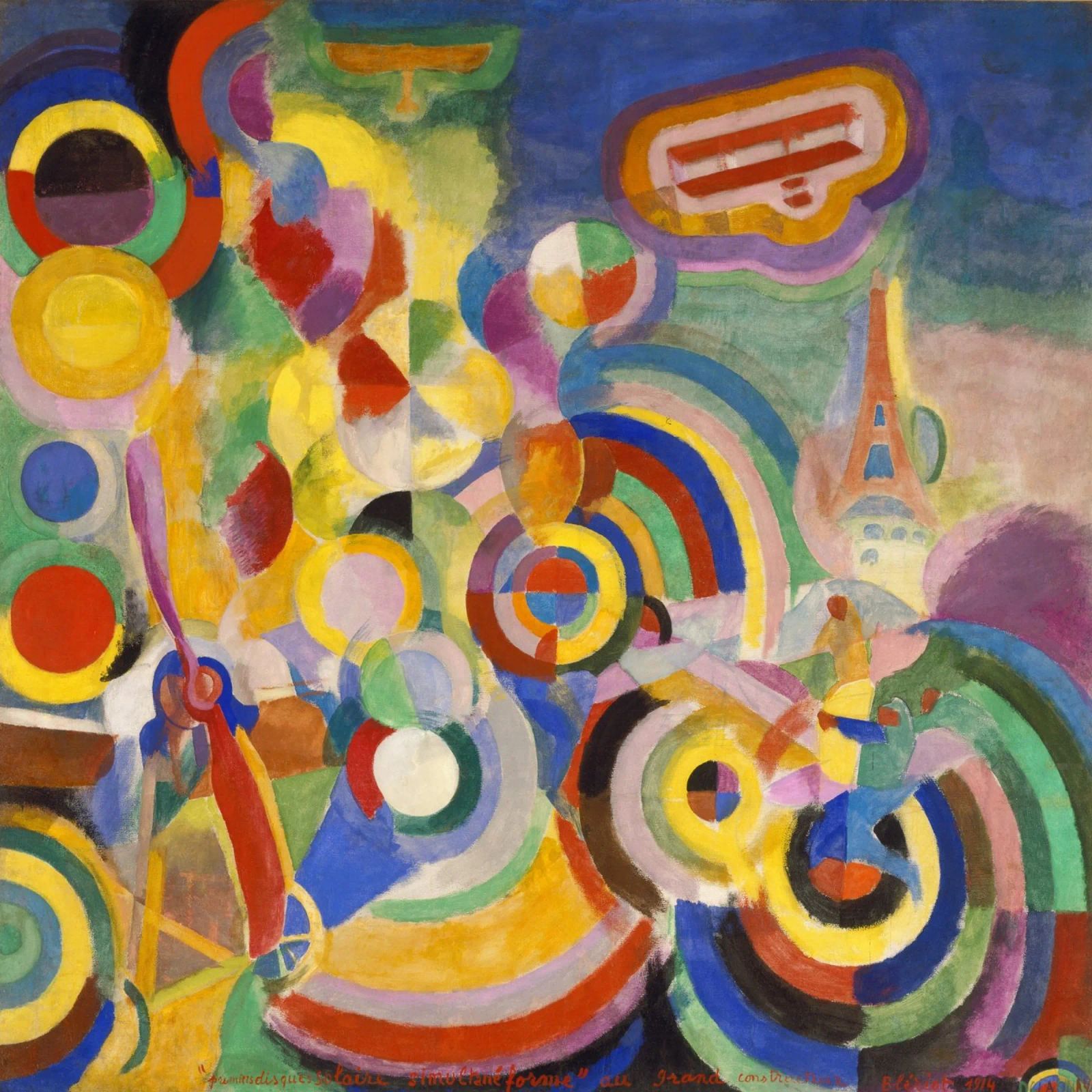 Robert Delaunay - Hommage à Blériot poster de ARTOTHEK
