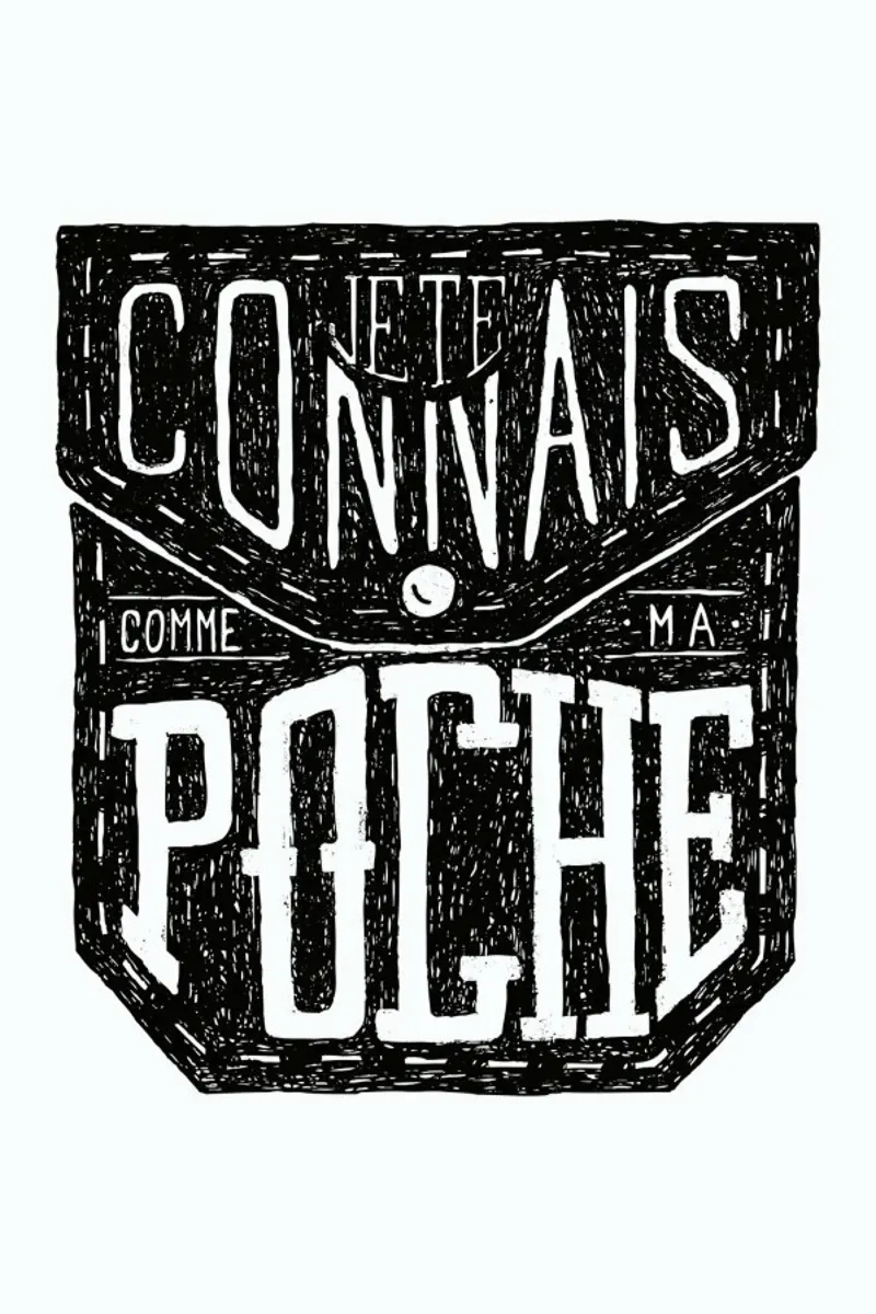 Comme ma poche pellicola backlit da JONATTEND
