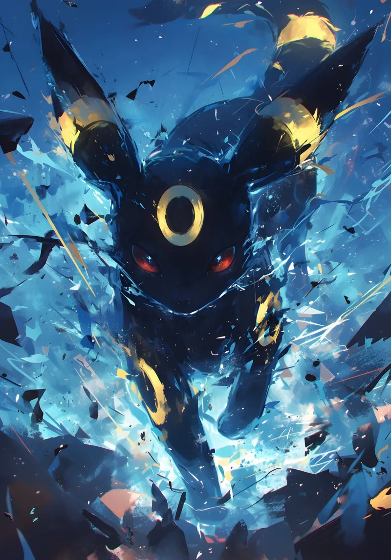 Umbreon Pokemon carta hahnemühle da CreativeStudio