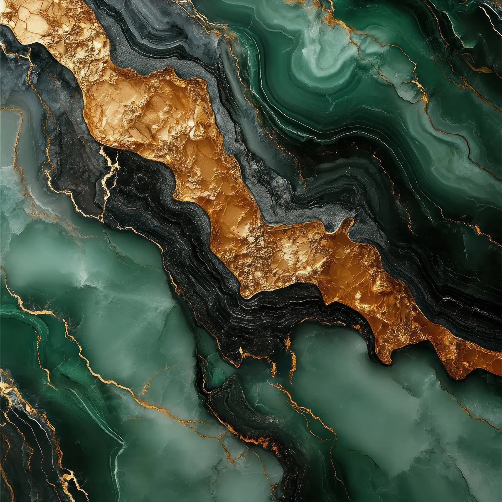 Agata verde Malachite Glamour Girly Trend plexiglass da Modern Muse
