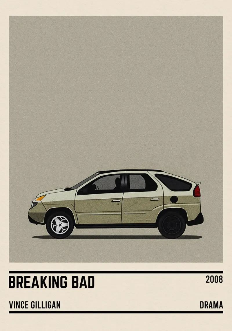 Breaking Bad car tv series pellicola backlit da TheArtstudio