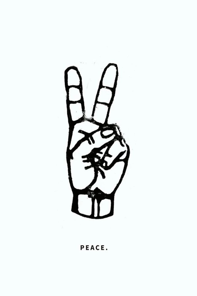 Peace Poster von GIGI ICÔNE