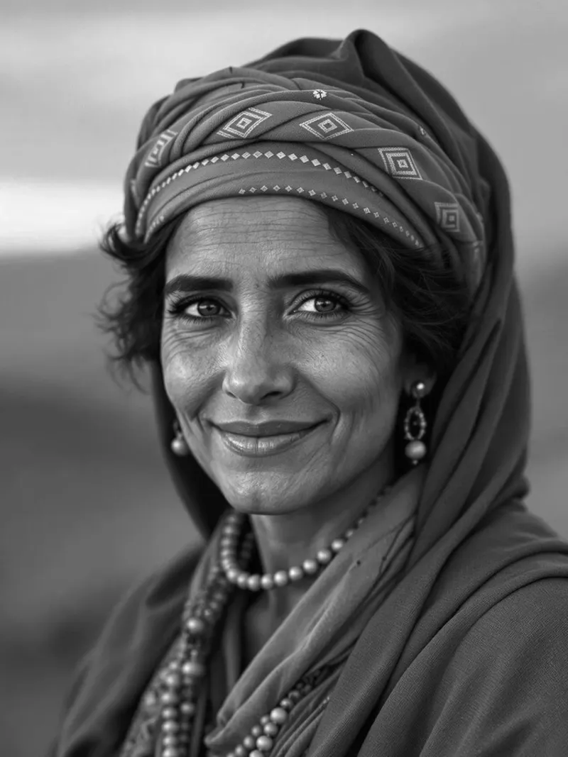 Tablaït - Ritratto di una donna amazigh poster da Amazigh