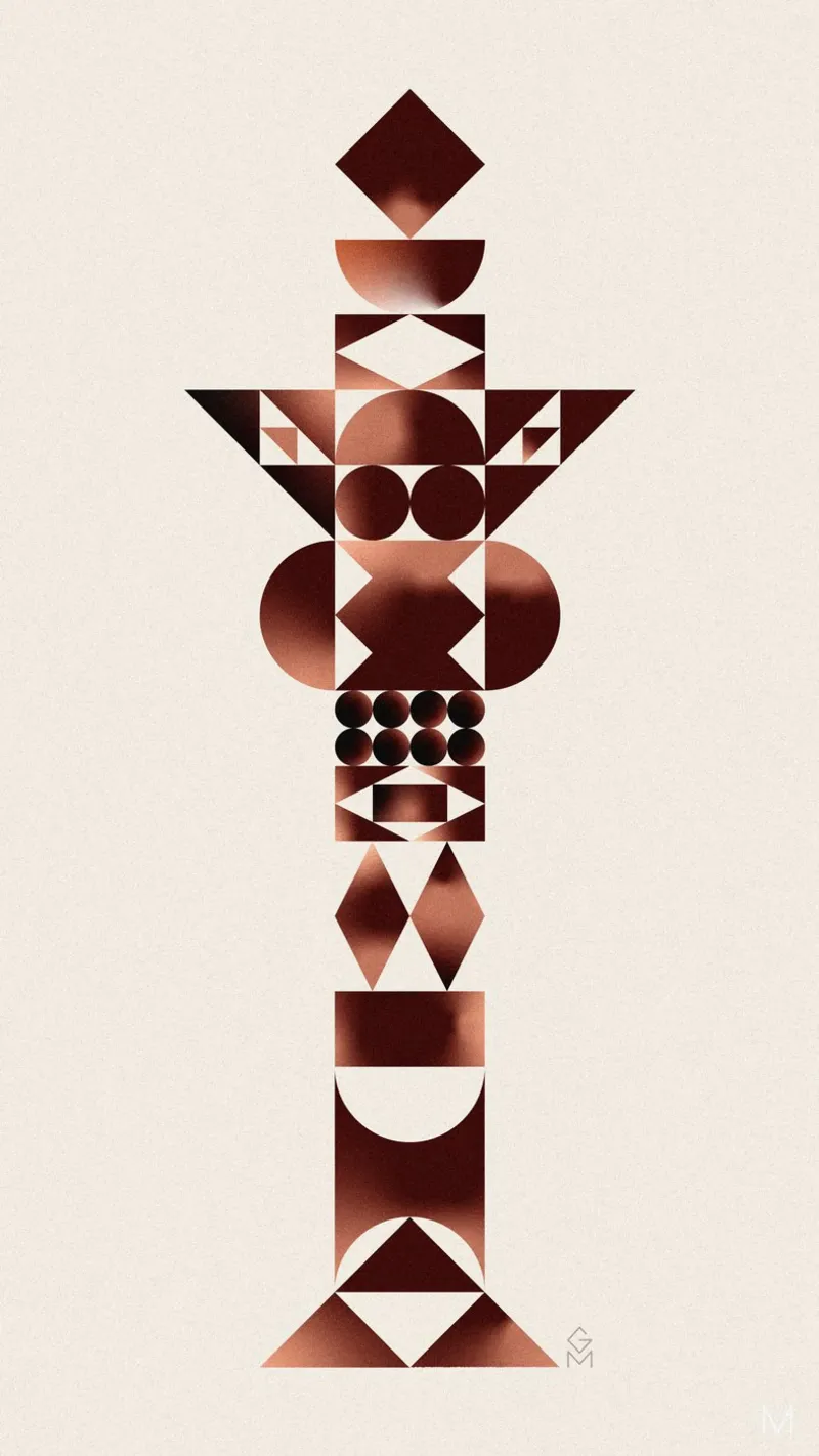 Totem Construct I hahnemühle by Seed & Signal