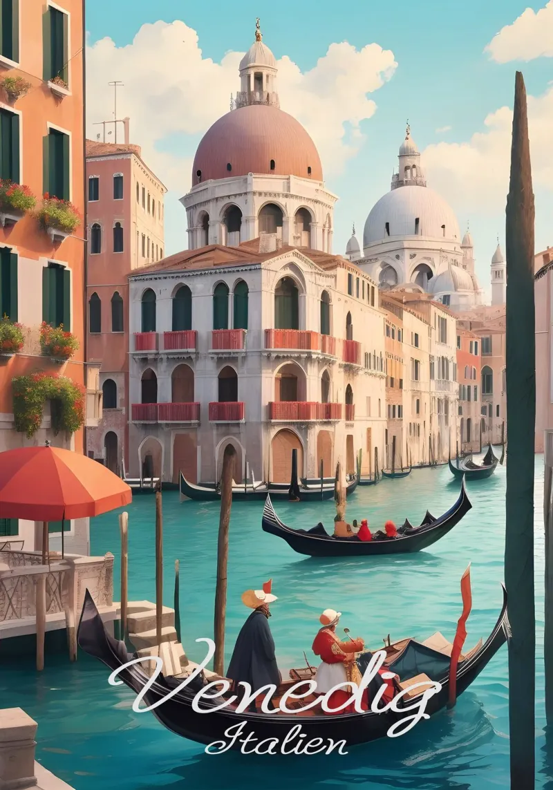 Venice Italy Canals forex plate by Charnwood Prints