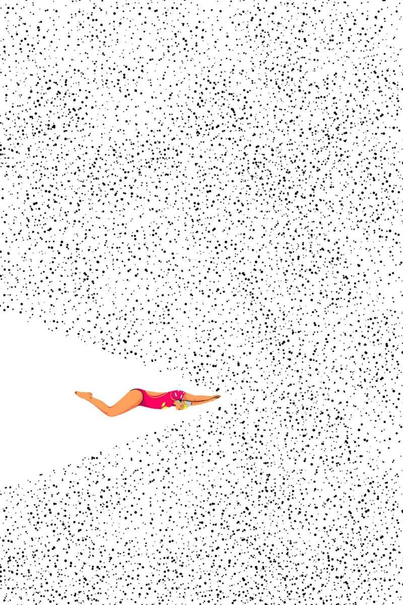 Swimming Poster von NORDLICHT DESIGNS