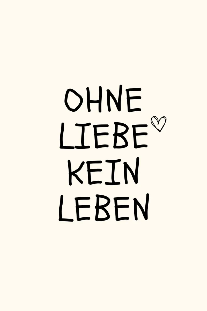 Ohne Liebe kein Leben pellicola backlit da NORDLICHT DESIGNS