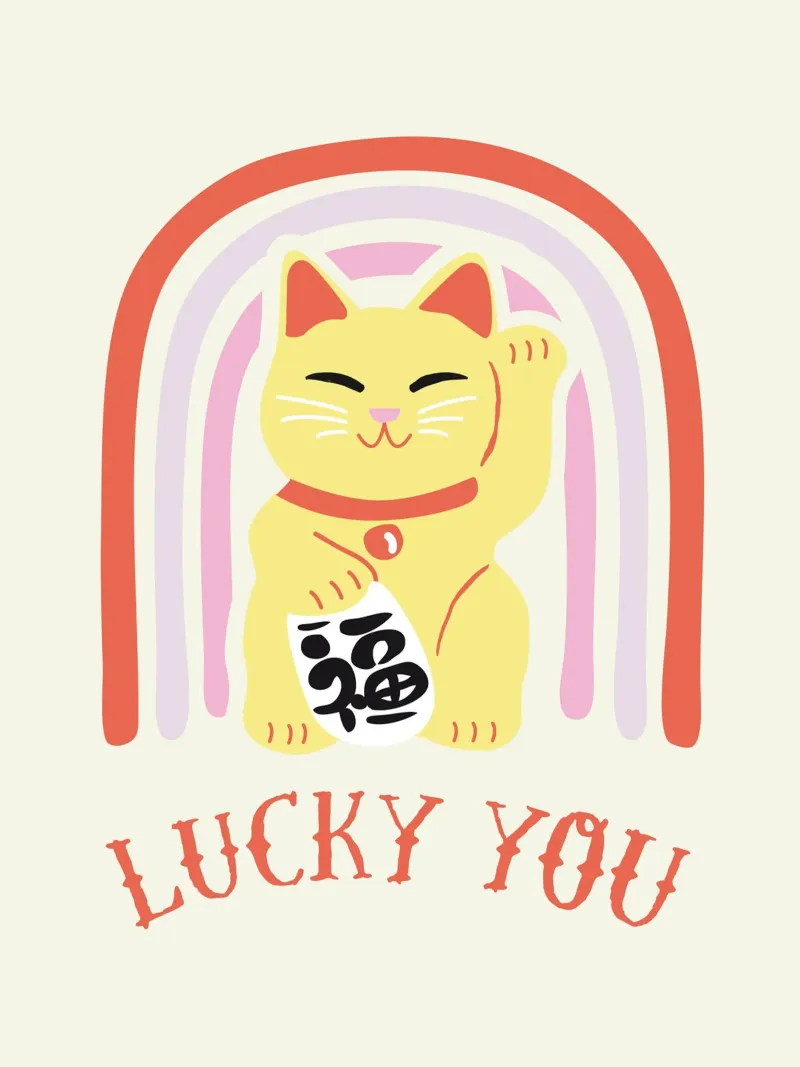 Lucky you pellicola backlit da 2toastdesign