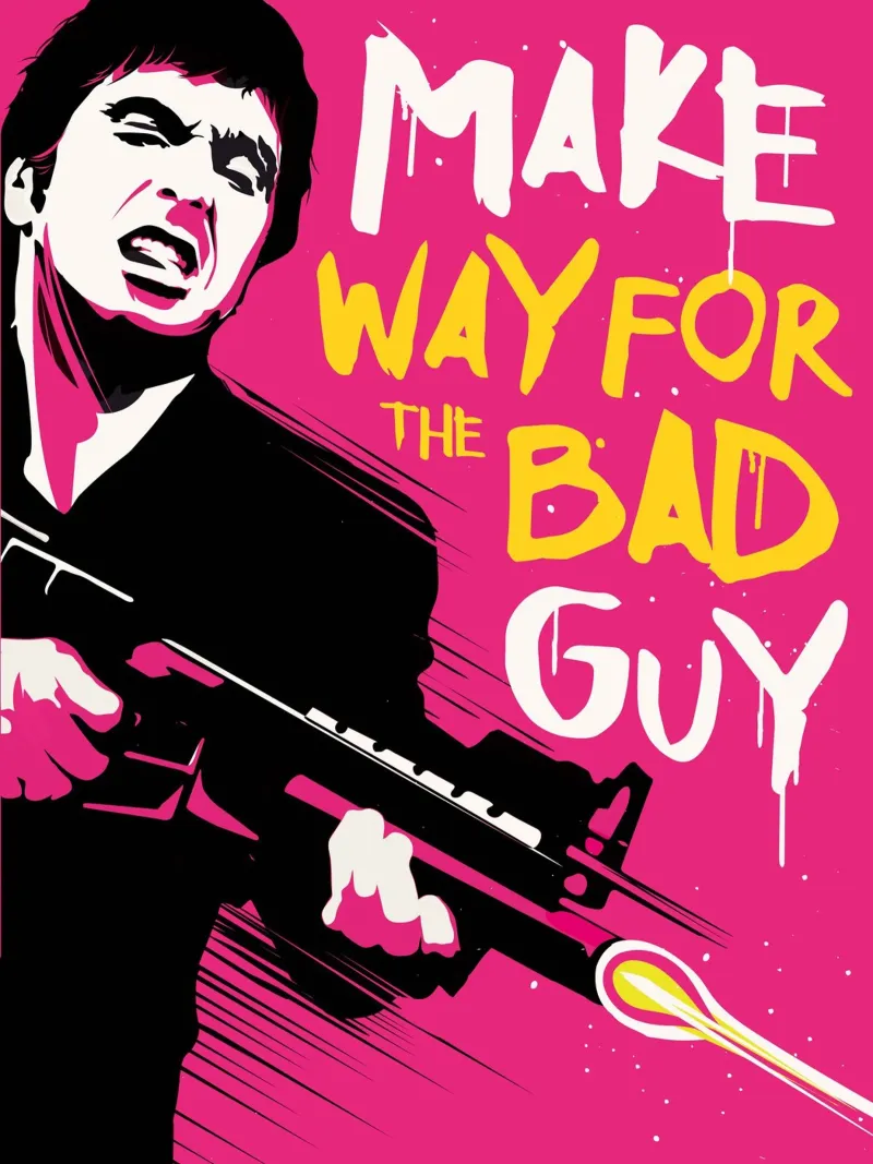 Make way x bad guy poster da 2toastdesign