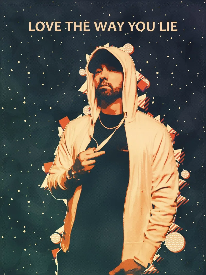 Love The Way You Lie eminem Art backlit film by music soul