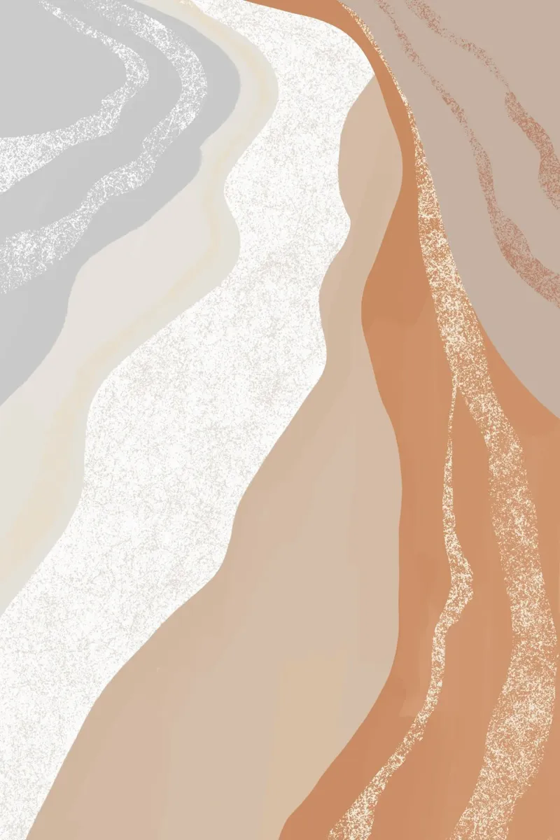 Abstract Beach Waves Artwork canvas by Melloi Art Print