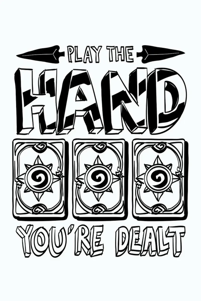 Play The Hand poster with aluminum frame by aryamularama