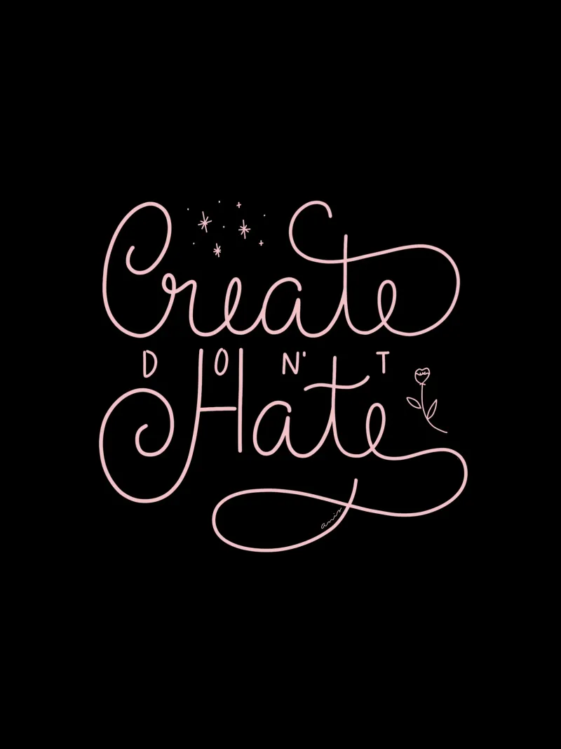Create don't Hate hahnemühle de anisillustration