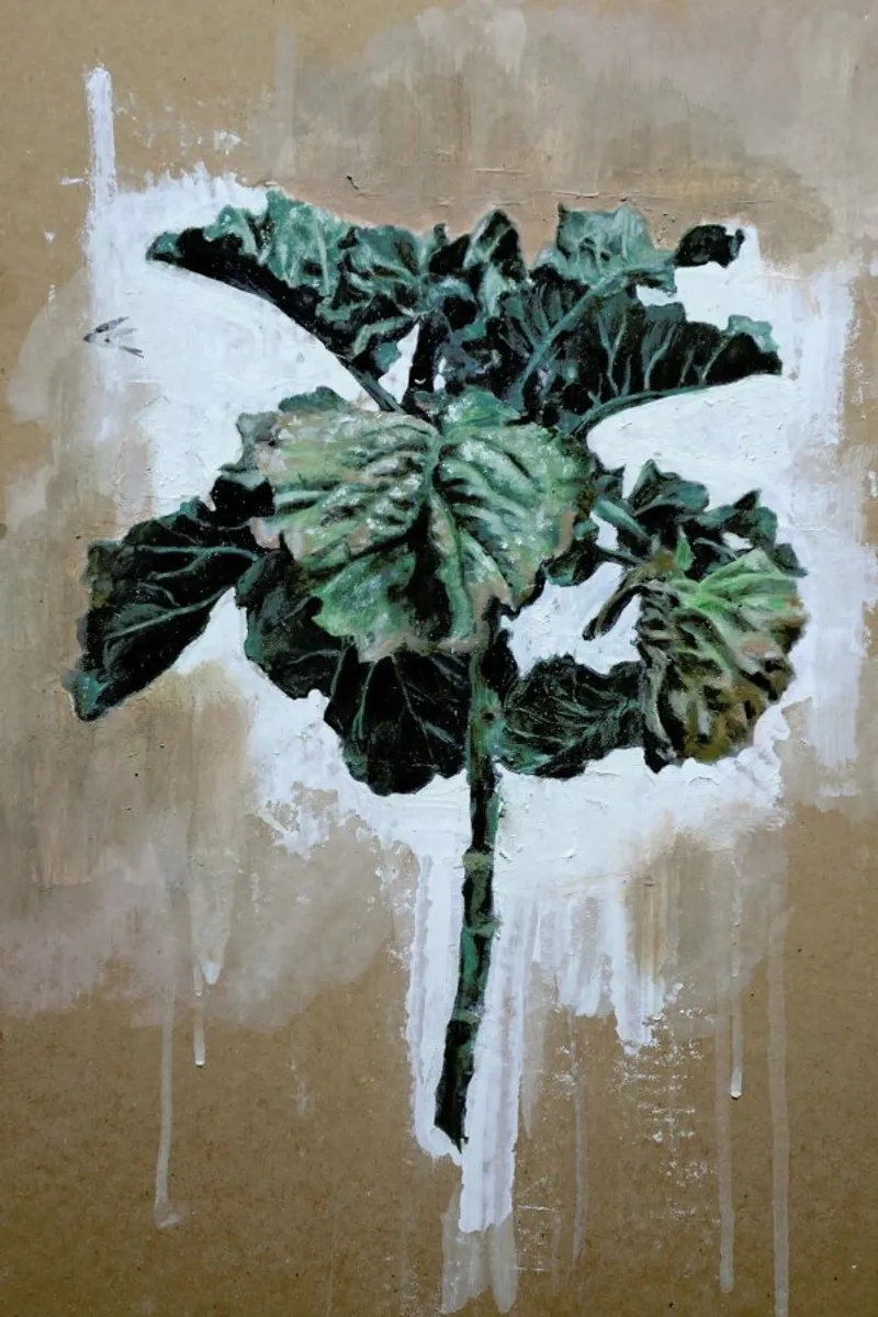 Velo Grablje - Brussels Sprout. poster con telaio in legno da David Diehl