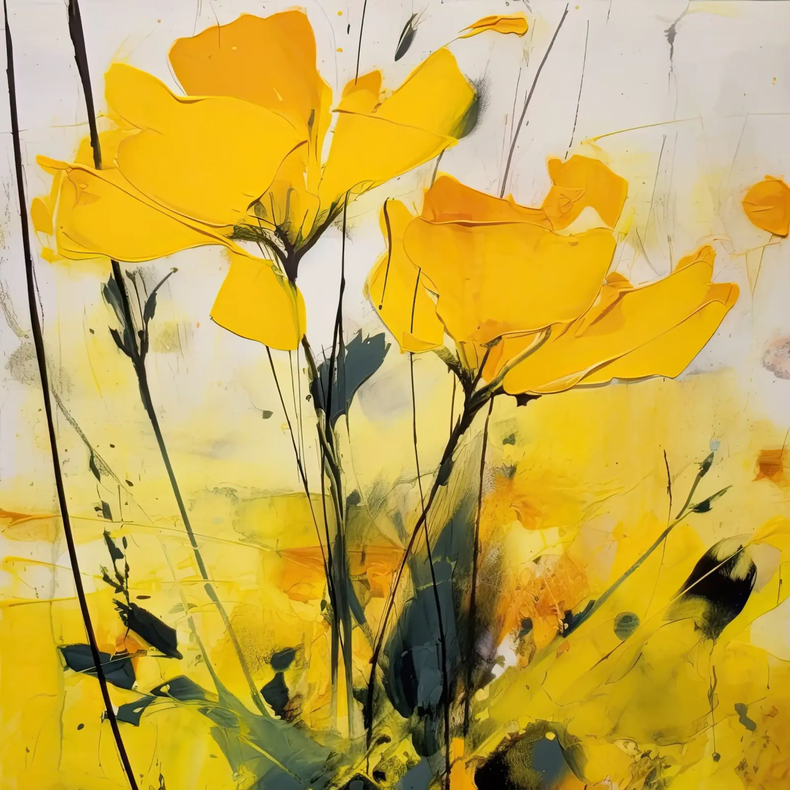 Jardin jaune hahnemühle de DaarbyN