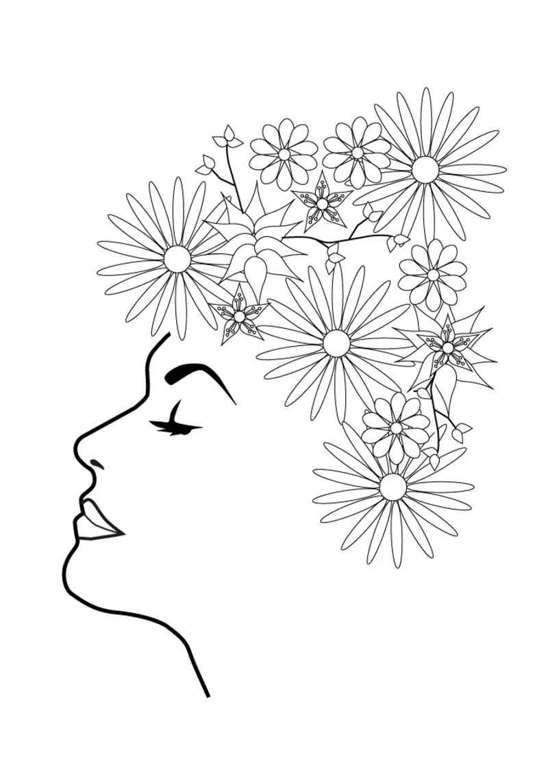 Flower Fragrance poster with aluminum frame by SunflowerDE