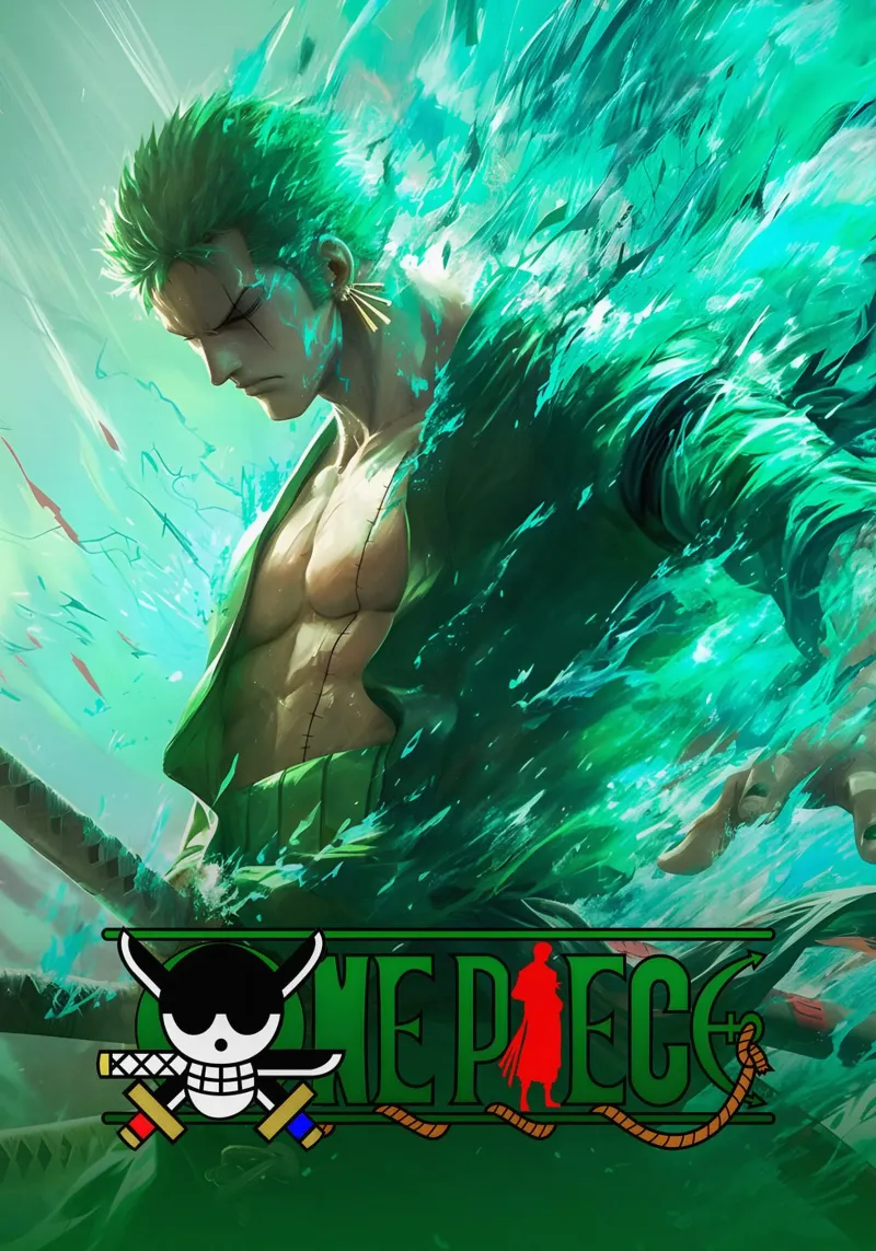 Roronoa Zoro carta hahnemühle da CreativeStudio
