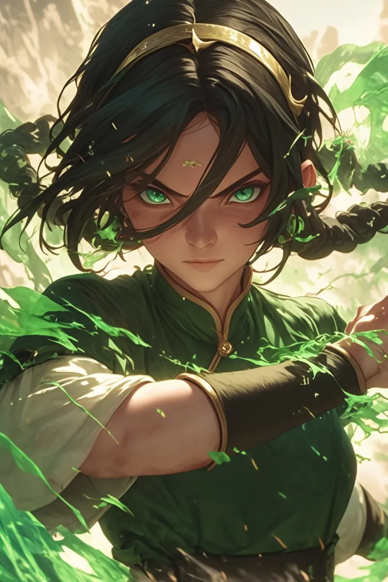 Toph Beifong poster con telaio in alluminio da CreativeStudio