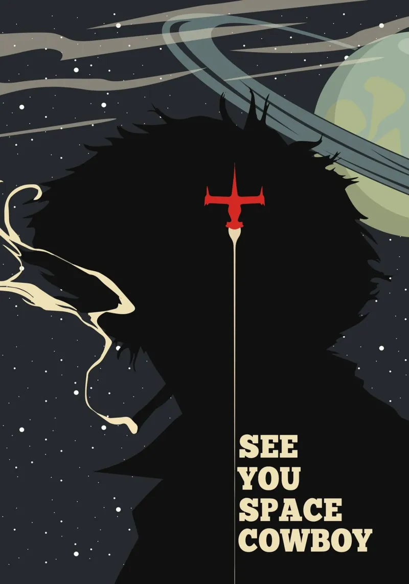 See You Space Cowboy tela con Cornice a cassetta da CreativeStudio