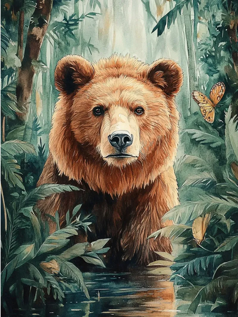 Bear Forest pellicola backlit da Mateo