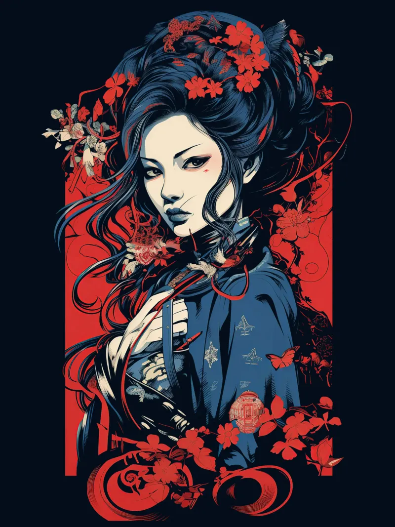 Mineko Geisha pellicola backlit da 2toastdesign