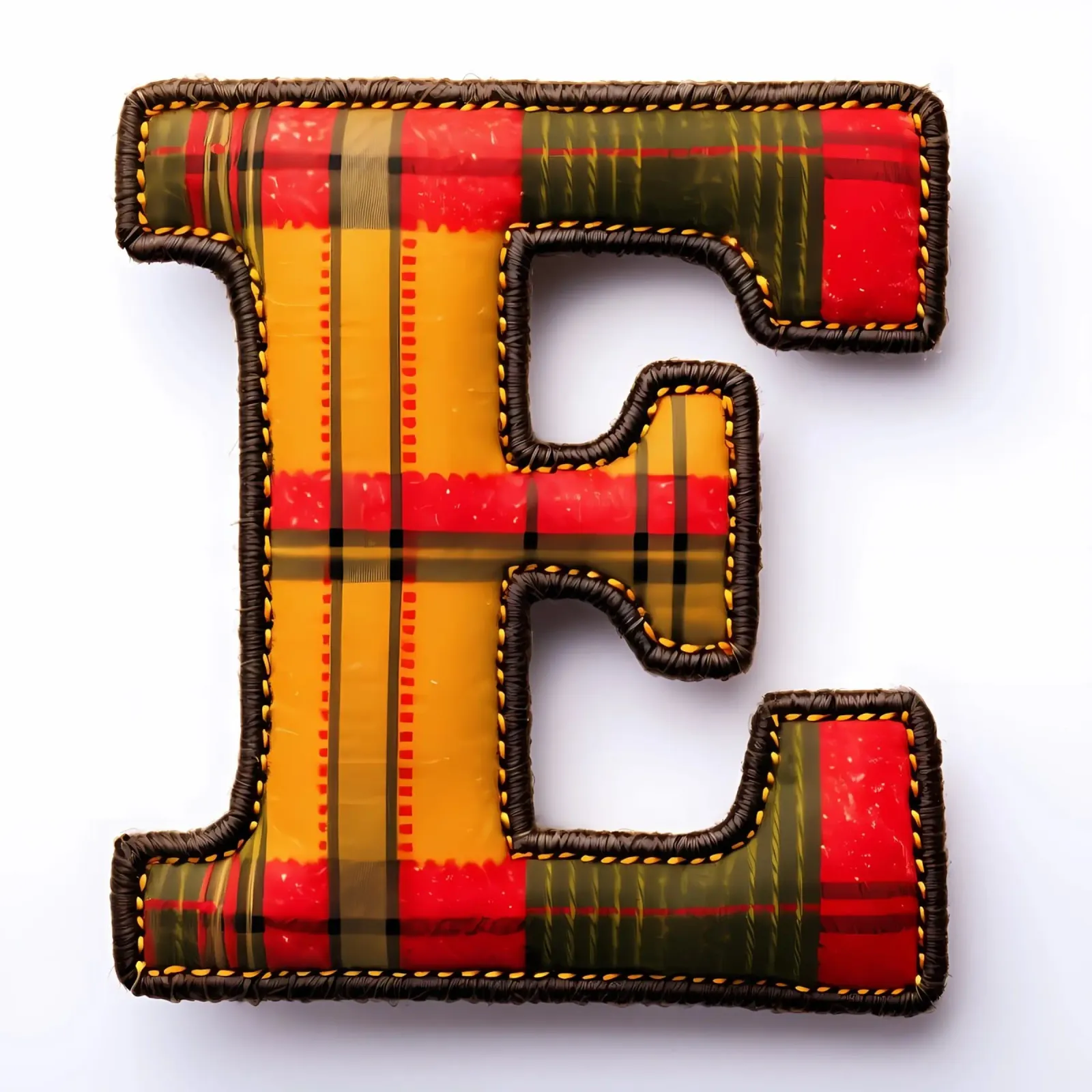 Plaid "E" - Una lettera accogliente per la vostra casa poster con telaio in legno da inspirational quote