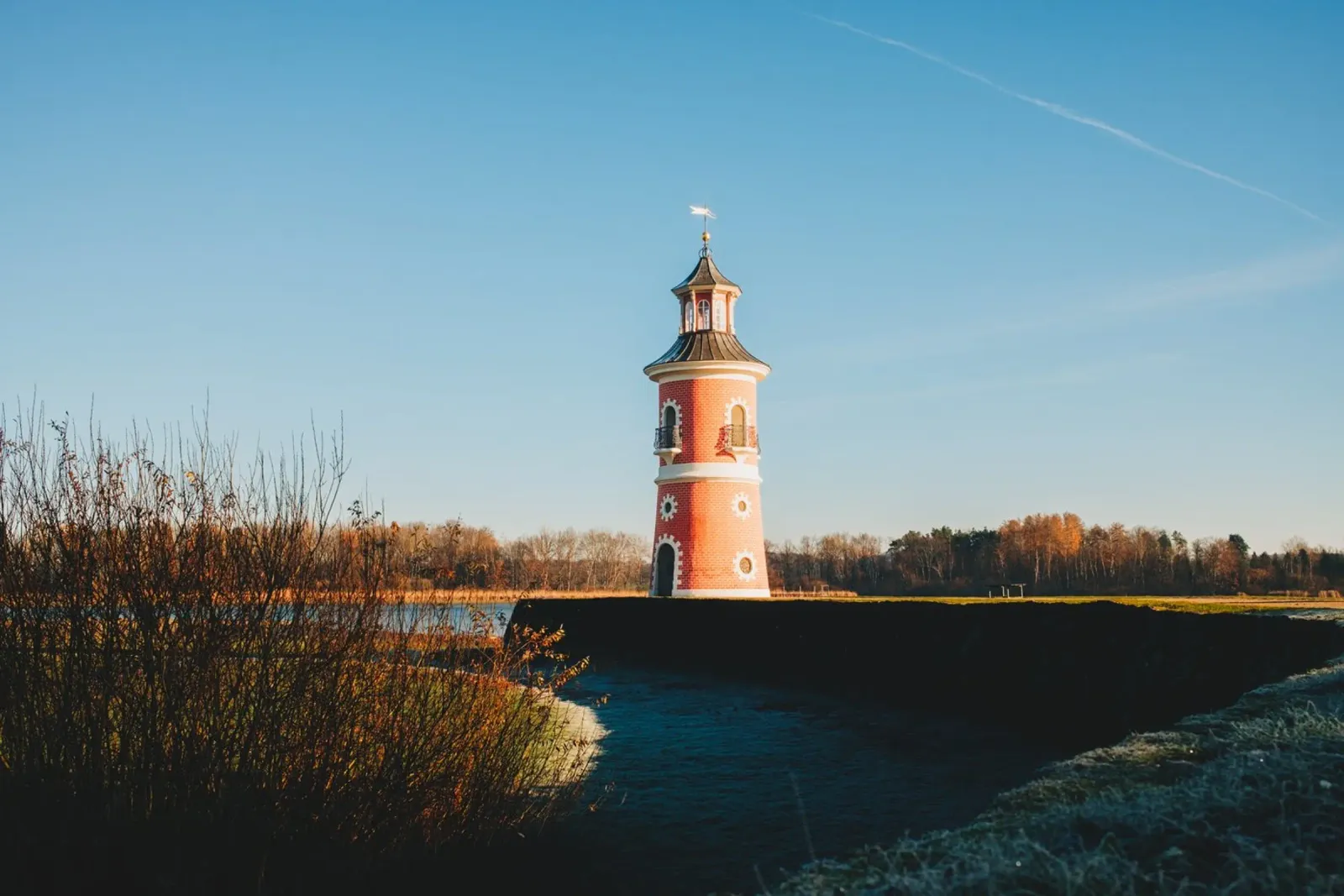 Faro di Moritzburg | Paesaggio autunnale vicino a Dresda plexiglass da Bold and Retro