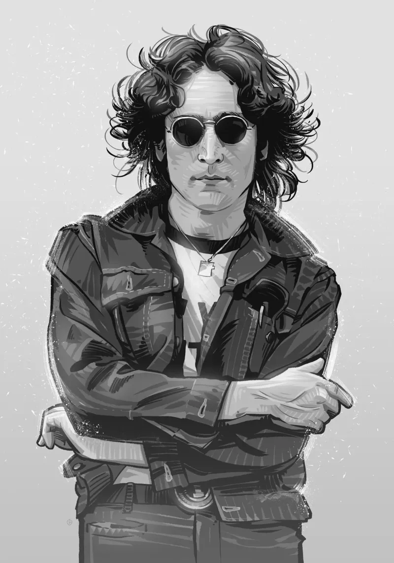 John Lennon pellicola backlit da nabakumov