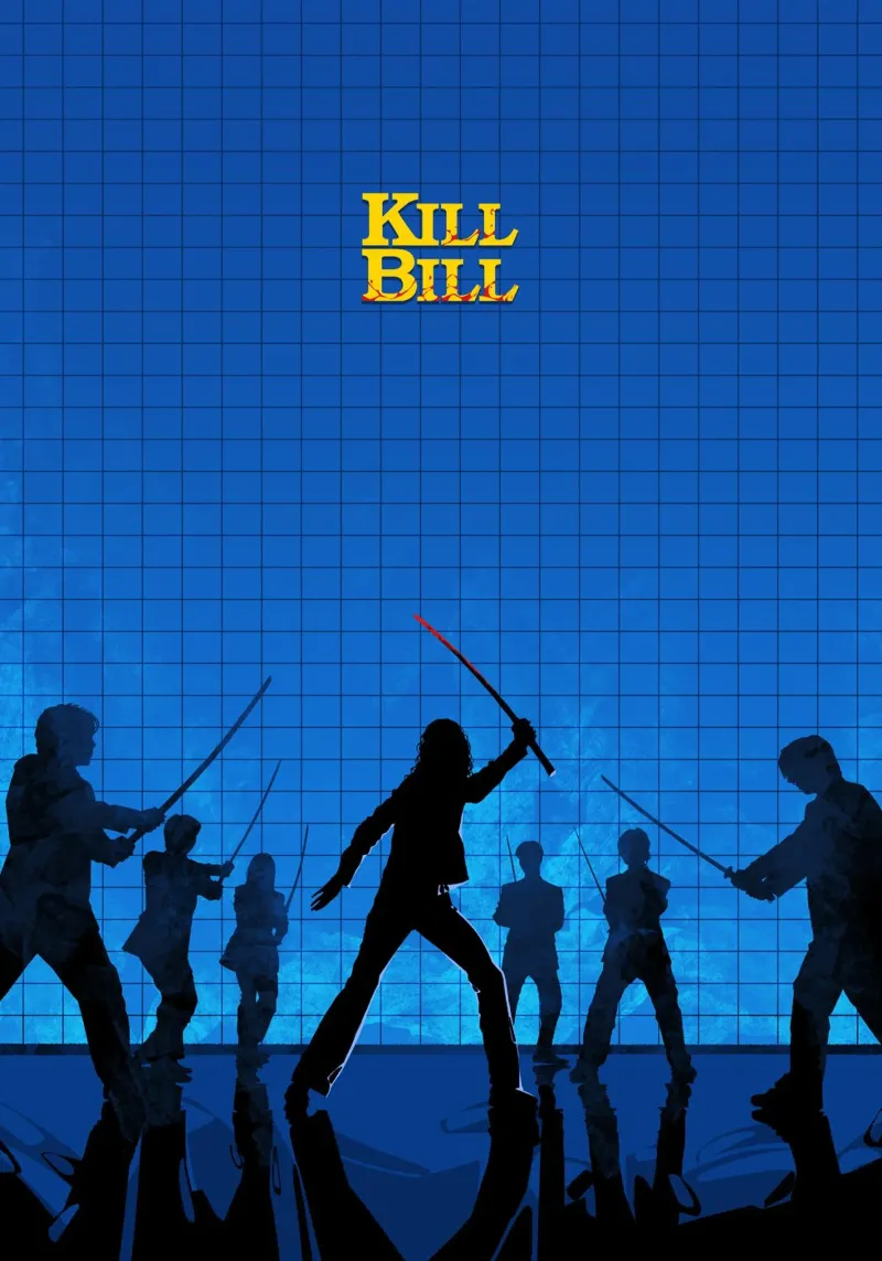 Kill Bill Silhouette pellicola backlit da nabakumov