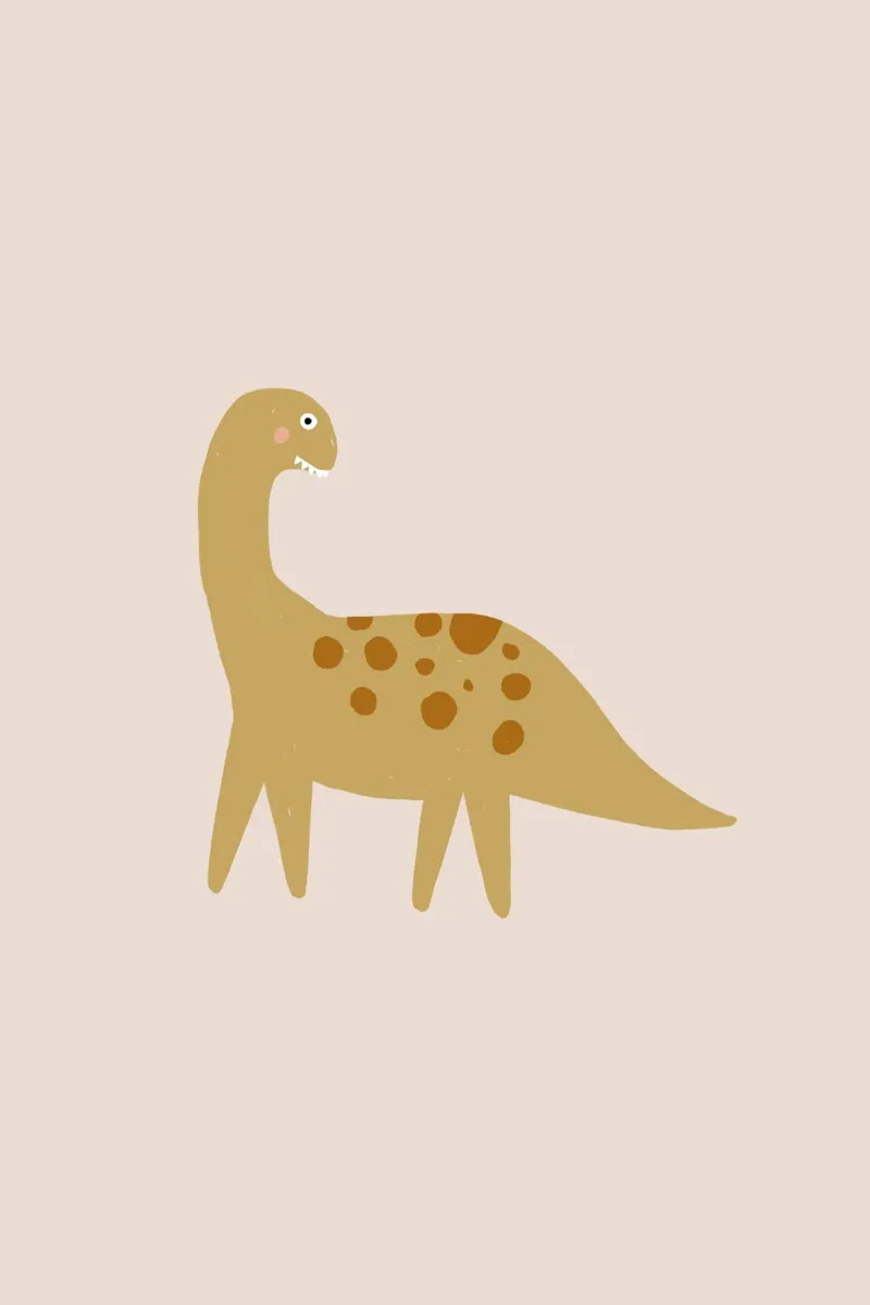 Dino yellow carta hahnemühle da AleksandraAnna