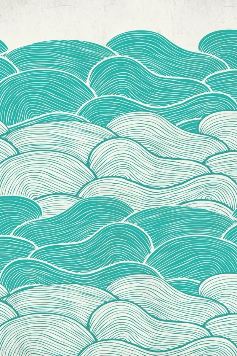 The Calm And Stormy Seas pellicola backlit da Pom Graphic Design