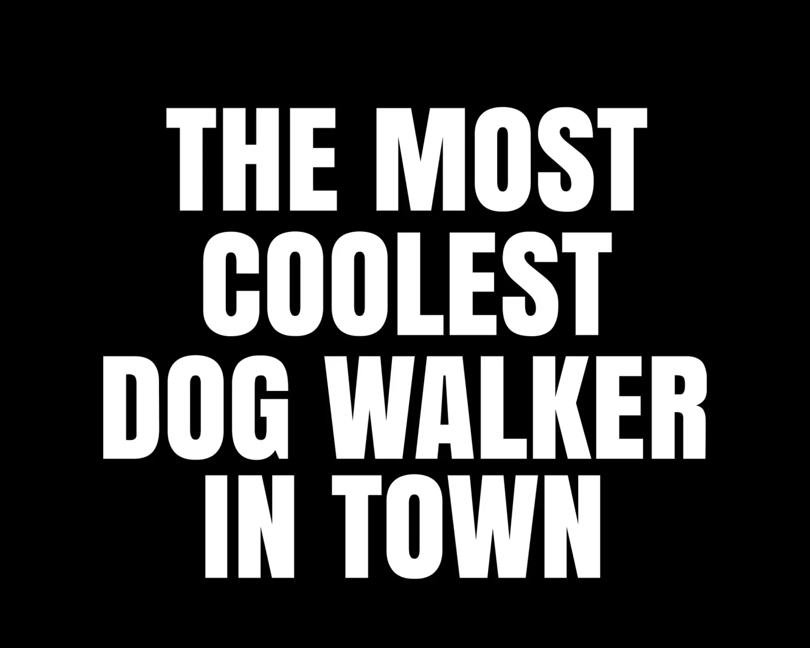 The most coolest dog walker in town pellicola backlit da happieeagle