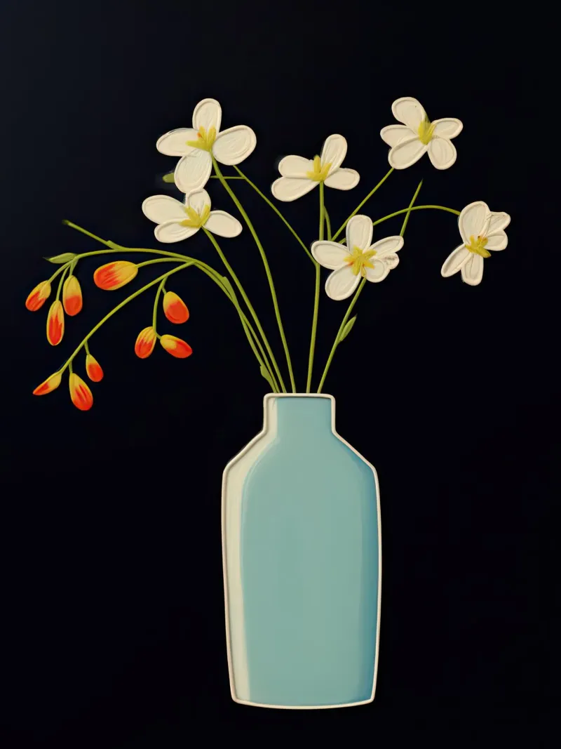 Semplicità in fiore plexiglass da DaarbyN