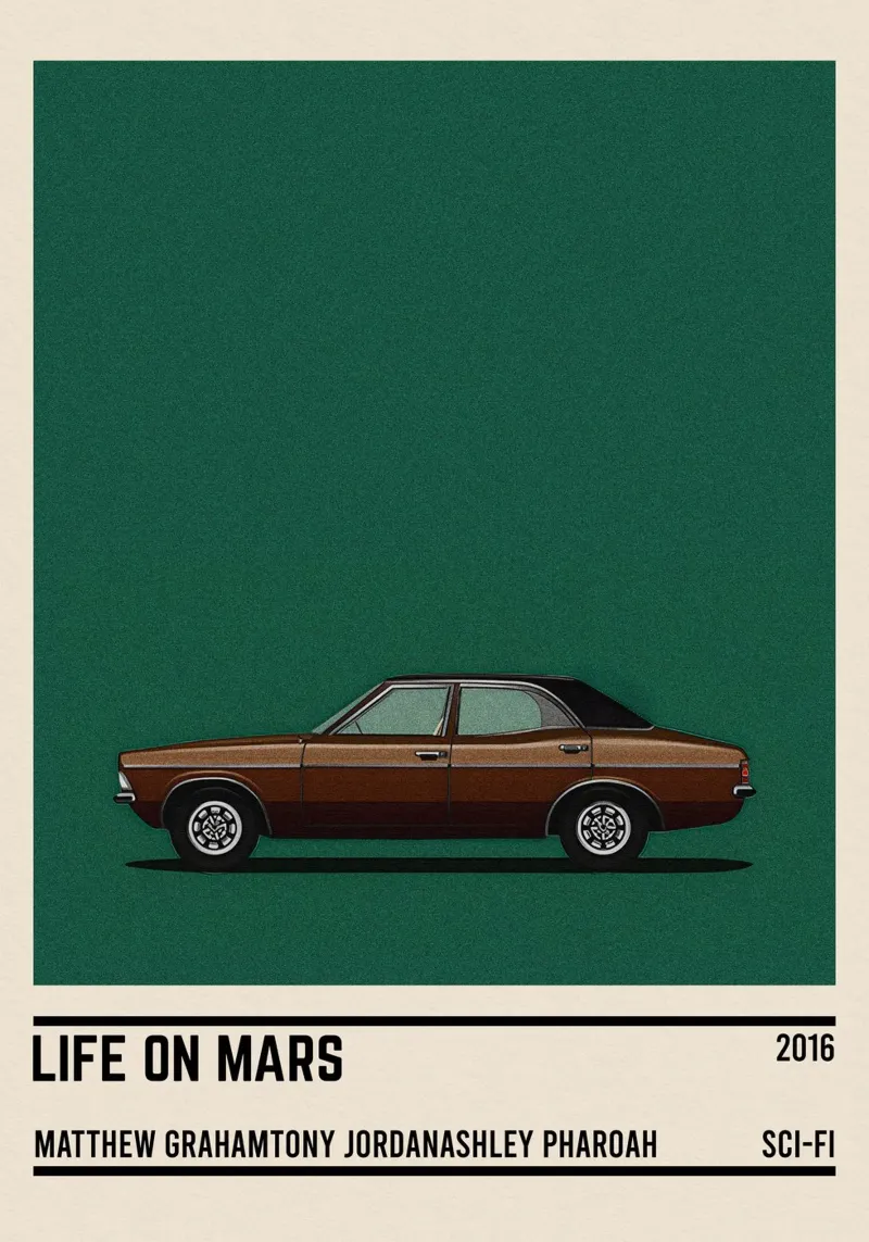 Life on Mars car pellicola backlit da TheArtstudio
