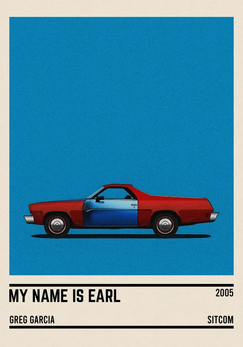 My Name Is Earl tv series pellicola backlit da TheArtstudio