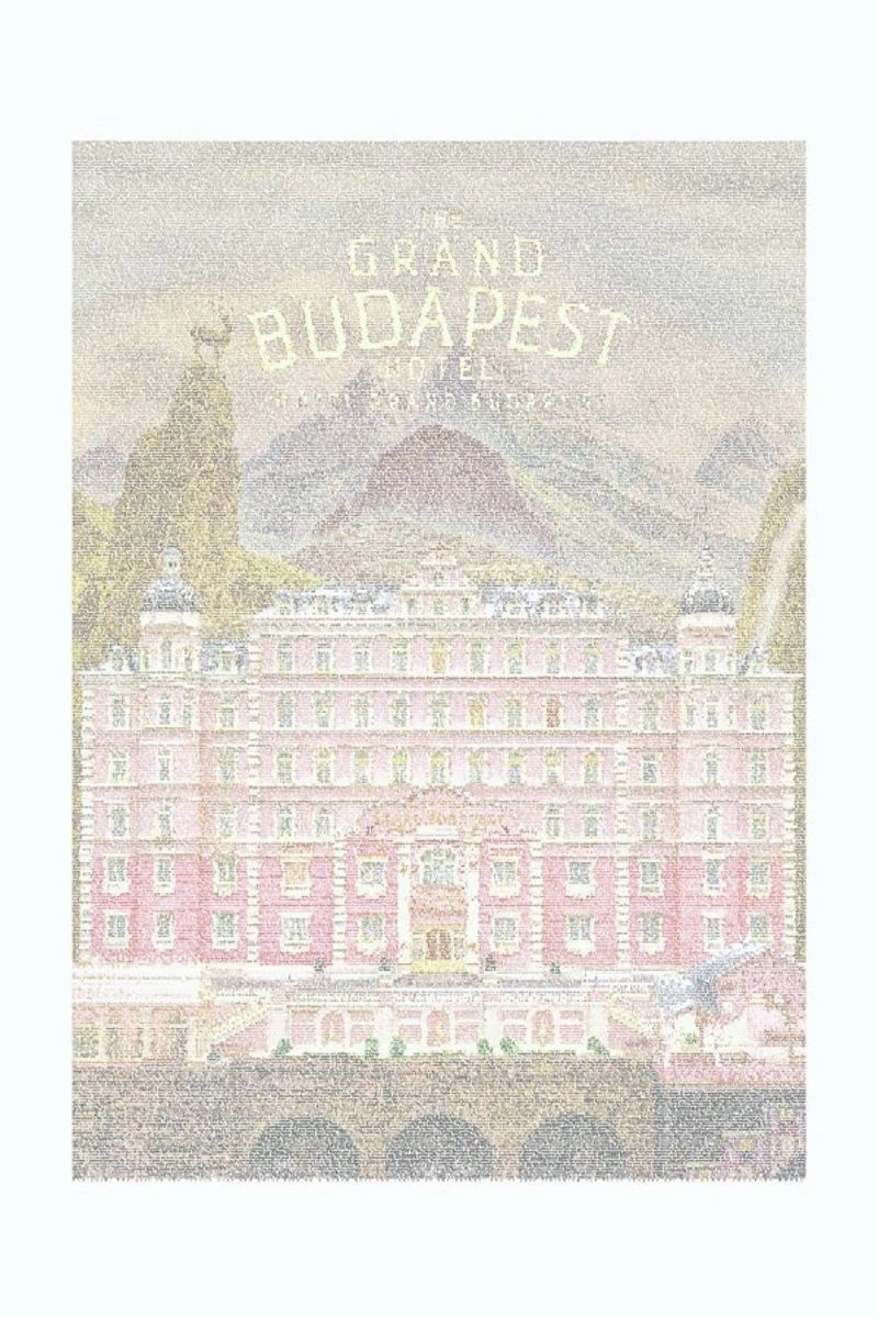 Grand Budapest Hotel poster de Robotic Ewe
