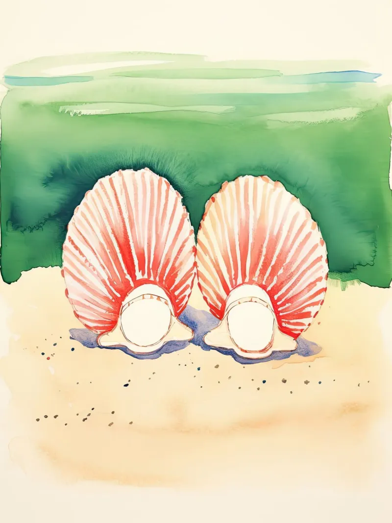 Vacanza sulla costa poster con telaio in plastica da DaarbyN