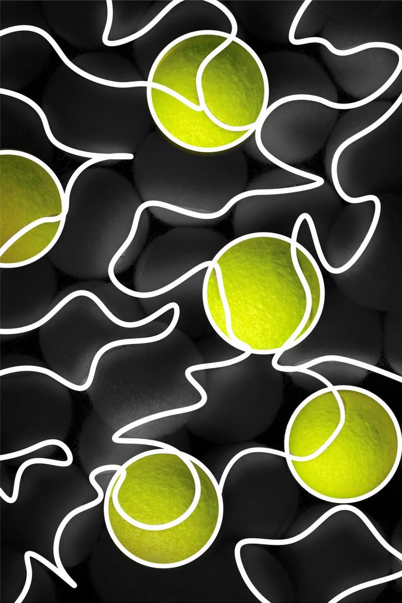 Neon Tennis poster by athlete.art