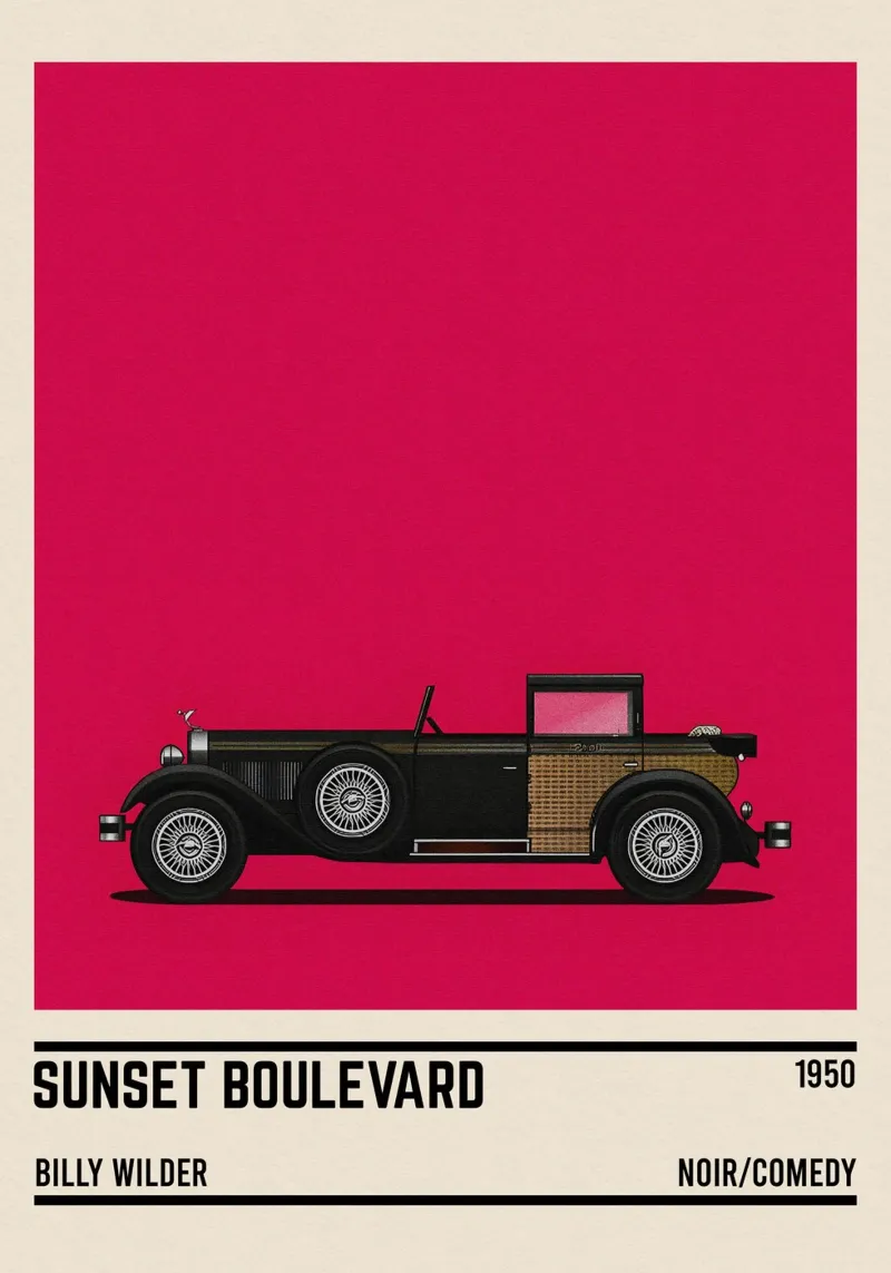 Sunset Boulevard Car Movie pellicola backlit da TheArtstudio