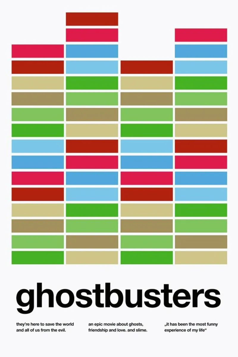 Ghostbusters pellicola backlit da Stephan Kochs
