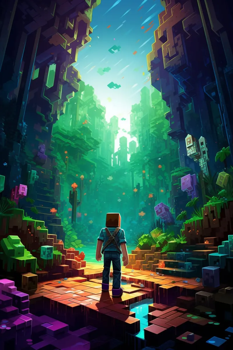Minecraft pellicola backlit da CreativeStudio