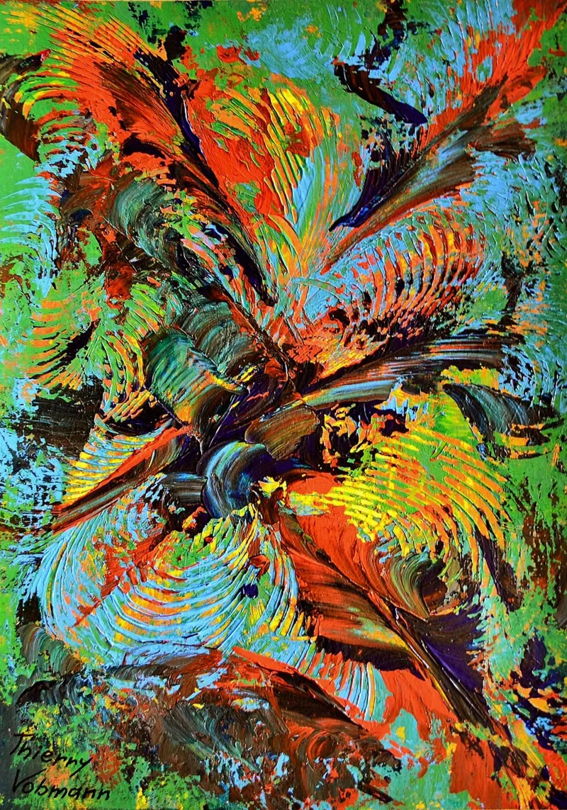 IDEAL GIFT 86 poster by Thierry Vobmann Abstract painting