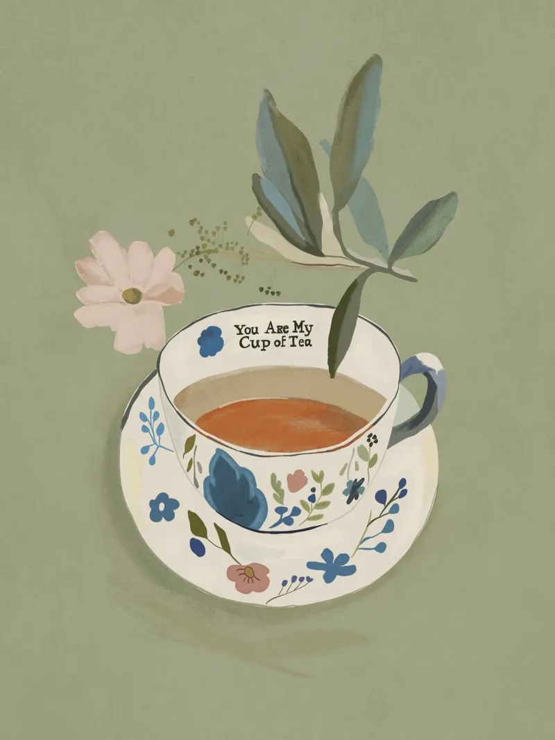 Du bist meine Tasse Tee 2 Acryl-Glas von ThingDesign